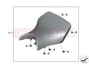 BMW Motorrad BMW 2015 S models S 1000 RR 15 (0D10,0D21) Bench seat, Comfort