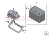 BMW Motorrad BMW 2015 S models S 1000 RR 15 (0D10,0D21) Retrofit antitheft alarm system