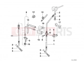 BMW Motorrad BMW 1995 R-Models 4V R 850 R 94 (0401,0406) Brake pipe, front