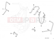 BMW Motorrad BMW 1995 R-Models 4V R 850 R 94 (0401,0406) Protection bar front,chrome, authorities