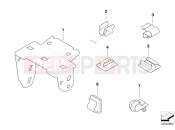 BMW Motorrad BMW 1995 R-Models 4V R 850 R 94 (0401,0406) Bracket, plug connector/wiring retainer