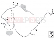 BMW Motorrad BMW 2018 C-Models C evolution (0C03) Brake lines, ABS rear