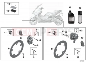 Brake service - BMW Motorrad C 650 GT 16 (0C05, 0C15) 2018