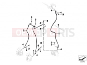 Brake pipe front ABS - BMW Motorrad C 650 GT 16 (0C05, 0C15) 2018
