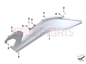 Fairing side section - BMW Motorrad C 650 GT 16 (0C05, 0C15) 2018