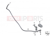Latch mechanism, storage bin, left - BMW Motorrad C 650 GT 16 (0C05, 0C15) 2018