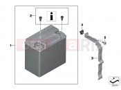 Battery AGM - BMW Motorrad C 650 GT 16 (0C05, 0C15) 2018