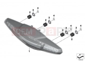 Rear light - BMW Motorrad C 650 GT 16 (0C05, 0C15) 2018