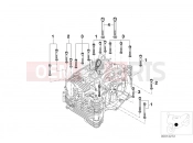 BMW Motorrad BMW 1997 R-Models 4V R 850 GS 95 (0403) mounting point crankcase left