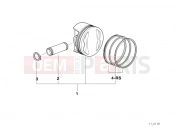 BMW Motorrad BMW 1997 R-Models 4V R 850 GS 95 (0403) Piston, single components
