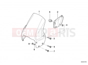 BMW Motorrad BMW 1997 R-Models 4V R 850 GS 95 (0403) Windshield mounted parts