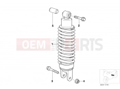 BMW Motorrad BMW 1997 R-Models 4V R 850 R 94 (0401,0406) Spring strut, rear