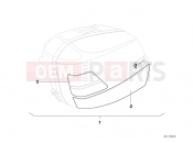 BMW Motorrad BMW 1997 R-Models 4V R 850 R 94 (0401,0406) Installing set moulding rocker panel