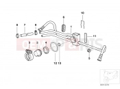 BMW Motorrad BMW 1997 R-Models 4V R 850 RT 96 (0412) Fuel distributor/Pressure regulator