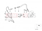 BMW Motorrad BMW 1998 R-Models 4V R 850 GS 95 (0403) Rear brake master cylinder