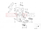 BMW Motorrad BMW 1998 R-Models 4V R 850 GS 95 (0403) Footpeg plate/Front footpeg