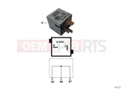 BMW Motorrad BMW 1998 R-Models 4V R 850 GS 95 (0403) Plug connector light grey
