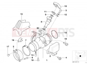 BMW Motorrad BMW 1998 R-Models 4V R 850 R 94 (0401,0406) Throttle Housing Assy