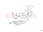 BMW Motorrad BMW 1998 R-Models 4V R 850 R 94 (0401,0406) Muffler