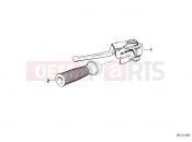 BMW Motorrad BMW 1998 R-Models 4V R 850 R 94 (0401,0406) Complete left handle unit