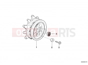 BMW Motorrad BMW 1998 R-Models 4V R 850 R 94 (0401,0406) Wheel hub rear