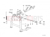 BMW Motorrad BMW 1998 R-Models 4V R 850 R 94 (0401,0406) Collapsible stand/side stand