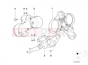 BMW Motorrad BMW 1998 R-Models 4V R 850 R 94 (0401,0406) Instrument carrier, facelift
