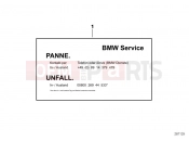 BMW Motorrad BMW 1998 R-Models 4V R 850 R 94 (0401,0406) Label