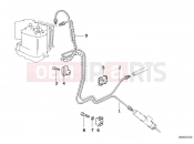 BMW Motorrad BMW 1998 R-Models 4V R 850 RT 96 (0412) Brake pipe rear ABS