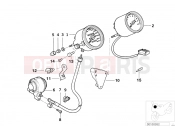 BMW Motorrad BMW 1998 R-Models 4V R 850 RT 96 (0412) Speedometer/rev. counter