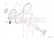 Compensating shaft - BMW Motorrad F 650 97 (0162) 2000