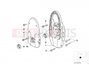 BMW Motorrad BMW 2000 R-Models 4V R 850 RT 96 (0412) Front cover/Alternator support cover