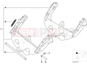 BMW Motorrad BMW 2000 R-Models 4V R 850 RT 96 (0412) Windshield adjustment, mechanical