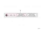 BMW Motorrad BMW 2000 R-Models 4V R 850 RT 96 (0412) Label 