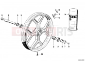 BMW Motorrad BMW CLASSIC 1987 R-Models 2V R 65 RT SF Cast rim, front