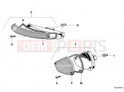 BMW Motorrad BMW CLASSIC 1987 R-Models 2V R 65 RT SF Front turn indicator