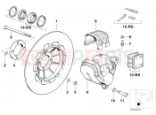 BMW Motorrad BMW CLASSIC 1987 R-Models 2V R 80 RT Front brake 1.disk