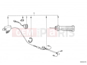 BMW Motorrad BMW CLASSIC 1984 R-Models 2V R 80 RT Retrofit kit, heated handle