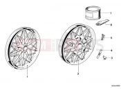 BMW Motorrad BMW CLASSIC 1984 R-Models 2V R 80 RT Cast iron rim silver