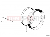 BMW Motorrad BMW CLASSIC 1984 R-Models 2V R 80 RT Spoke wheel rim/spoke