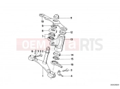 BMW Motorrad BMW CLASSIC 1984 R-Models 2V R 80 Lower fork cross brace
