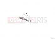 BMW Motorrad BMW CLASSIC 1984 R-Models 2V R 80 Set of suitcase locks