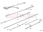 BMW Motorrad BMW CLASSIC 1984 R-Models 2V R 80 Various additional cable harnesses