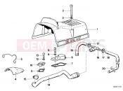 BMW Motorrad BMW CLASSIC 1984 R-Models 2V R 80 RT Cover panel / engine ventilation
