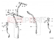 BMW Motorrad BMW CLASSIC 1984 R-Boxer R65LS Front brake-brake pipe