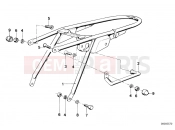 BMW Motorrad BMW CLASSIC 1984 R-Boxer R65LS Rear frame