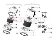 Air cleaner - BMW Motorrad R60/2 1966