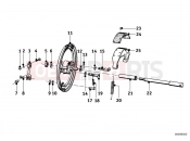 Front wheel brake - BMW Motorrad R60/2 1966