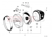 BMW Motorrad BMW CLASSIC 1994 R-Models 2V R 80 RT Headlight