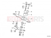 BMW Motorrad BMW CLASSIC 1994 R-Models 2V R 100 RT Upper fork cross brace